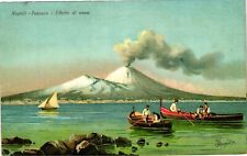 Vintage Postcard- Napoli - Vesuvio - Effetto di neve. Early 1900s picture