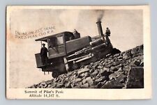 Pike's Peak CO-Colorado, Summit of Pike's Peak, Cog R.R., Vintage Postcard picture