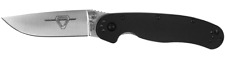 Ontario Knives RAT 2 Liner Lock 8860 AUS-8 Stainless Steel Black Nylon 6 picture