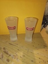 TROPICO LIQUEUR -Frosted Shot Glass-  by Rastal Germany-new Set Of 2 (234) picture