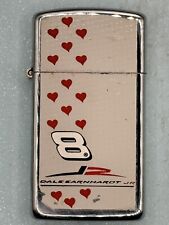 Vintage 2005 Earnhardt Jr #8 Hearts Chrome Slim Zippo Lighter NASCAR picture