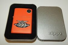 Zippo 2000 Indianapolis 500 Matte Orange Cigarette Lighter MIB picture