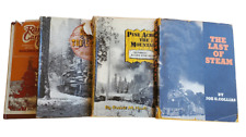 Vintage Lot of 4 Train Locomotive Railroad Logger Steam Books Rio Grande B1 picture