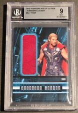 2015 UD Marvel AVENGERS Age of Ultron Locker Used Material Thor BECKETT MINT 9 picture