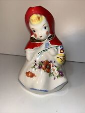 Vintage Hull Little Red Riding Hood 8” Milk or Water Pitcher #135889 picture