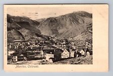 Manitou CO-Colorado, Aerial Of Town Area, Antique, Vintage c1910 Postcard picture
