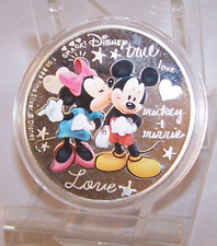 2015 Crazy in Love $2 Coin Micky & Minnie Mouse Disney 1oz Silver Uncirculated picture