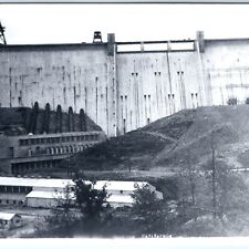 c1940s Shasta Lake, CA RPPC Hydroelectric Power Dam Real Photo Postcard Vtg A100 picture