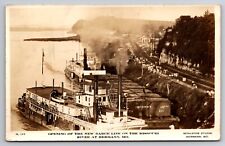 Opening New Barge Line Missouri River Hermann MO General Ashburn Steamboat 1932 picture