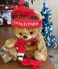 Vintage 1986 Cuddle Wit Christmas Caroling Teddy Bear 13