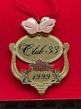 Vintage Rare 1999 Disneyland CLUB 33 Door Knocker Christmas Ornament Holiday MIB picture