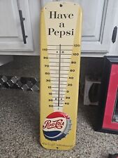 vintage pepsi thermometer 27x8*** 1957*** picture