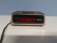 Vtg Westclox Digital Alarm Clock Tested Model 22644 picture