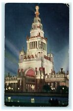 Illumination Tower Jewels San Francisco Panama Exposition 1915 Antique Postcard picture