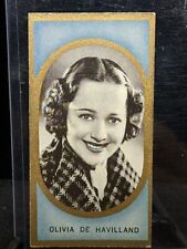 1938 CARRERAS FILM FAVOURITES #5  OLIVIA DE HAVILLAND NICE picture