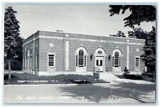 c1940's US Court House Scene Street Osage Iowa IA RPPC Photo Vintage Postcard picture