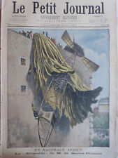 1901 Aviation Santos Dumond Aviator 6 Newspapers Old picture