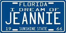 I Dream of Jeannie 1966 Florida License Plate  picture