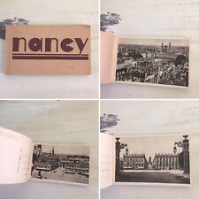 NANCY FRANCE - Vtg 1945 40s Book of 20 Black & White Photo Photograph Postcards picture