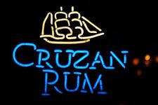 Cruzan Rum Beer Neon Signs 19x15 Beer Bar Pub Restaurant Store Wall Decor picture