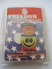 Freedom Magnetic Flashing Pin U.S. Flag Hat picture
