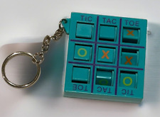 Vintage Tic-Tac-Toe Toy Game Keychain 1996 Basic Fun WORKING picture