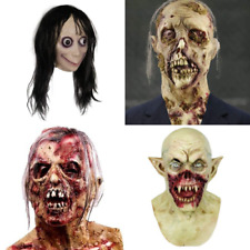 Scary Walking Dead Zombie Vampire Horror Devil Head Mask Latex Creepy Halloween picture