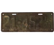 Antique 1923 Illinois License Plate Tag Vintage Ford Chevy Model T Rat Rod picture