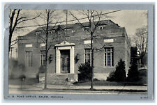 1918 View of US Post Office Building Salem Indiana IN Antique Posted Postcard picture