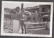 VINTAGE LOS ANGELES CALIFORNIA CITY HALL MAN MR. ROOD AT RESTAURANT HOTEL PHOTO picture