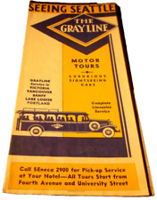 1930's THE GRAY LINE SEEING SEATTLE BROCHURE picture
