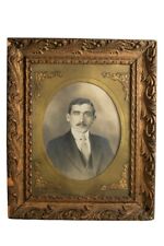 Antique Victorian Large 20x17 Gold Gilt Ornate Gesso Wood Picture Frame Male picture