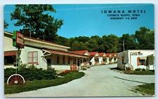 COUNCIL BLUFFS, IA Iowa ~ IOWANA MOTEL c1950s Pottawattamie County Roadside picture
