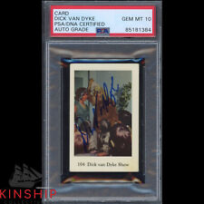 Dick Van Dyke signed 1965 Dutch Gum Card PSA DNA Slabbed Auto 10 Rare C2517 picture