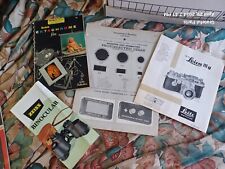 Vintage Leitz Leica 3 & Zeiss Binoculars Brochure Lot picture