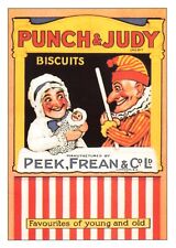 Postcard Punch & Judy Biscuits Advertising Puppet Show Slapstick Comedy picture