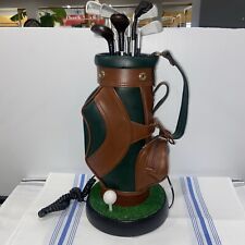 Vintage Golf Club Bag Phone 16” Tall Telephone Works picture