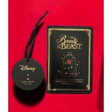 Disney's Beauty And The Beast x Kate Spade Passport Holder Black Multi KE657 picture