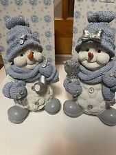 Encore RARE 11”  Snow Buddies Set Of 2 Flurry and Blizzy picture