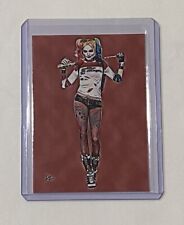 Harley Quinn Limited Edition Artist Signed Margot Robbie Trading Card 3/10 picture
