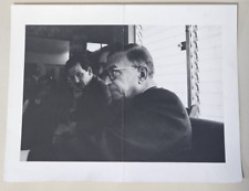 ALBERTO KORDA CREDIT Jean Paul Sartre 1970s PORTRAIT VINTAGE PHOTO XXL picture