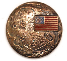 RARE 1969 Apollo 11 Neil Armstrong NASA Grumman Lunar Landing Space Pin Badge picture