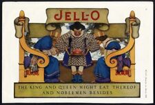 MAXFIELD PARRISH 1922 JELLO servant KING and QUEEN large PRINT AD extract page picture
