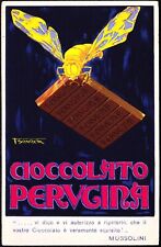 Perugina Cioccolato Chocolate Italian Artist Signed Frederico Seneca Postcard picture