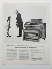 Hammond A-100 Console Organ Concert Master Little Girl 1965 Vintage Print Ad  picture