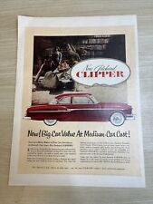 Packard Clipper Car Red 1953 Vintage Print Ad Life Magazine picture