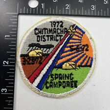 Vtg 1972 CHITIMACHA DISTRICT CAMPOREE Boy Scouts Patch S70T picture