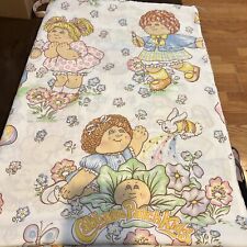 Vintage Cabbage Patch Kids Flat Top Sheet Fabric 1983 Twin Size  picture