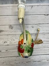 60s-70s Vintage Ceramic Wall Lamp Vegetables  picture