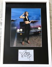 Cameron Diaz autograph autographed signed custom framed w/ sexy 10x13 inch photo picture